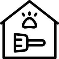 illustration vectorielle de nettoyage à domicile pour animaux de compagnie sur fond.symboles de qualité premium.icônes vectorielles pour le concept et la conception graphique. vecteur