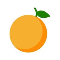 icône de la ligne mandarine vecteur