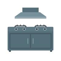 icône de ligne de cuisinière vecteur