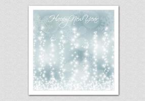 Sparkling Bokeh New Year Vector Background