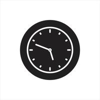 vecteur d'horloge pour la présentation de l'icône du symbole du site Web