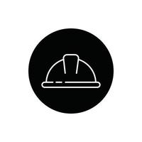 vecteur de casque de sécurité pour la présentation de l'icône du symbole du site Web