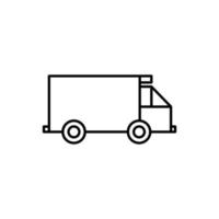 vecteur de camion pour la présentation de l'icône du symbole du site Web