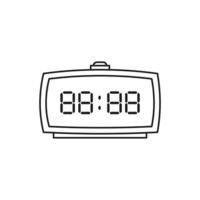 vecteur d'horloge pour la présentation de l'icône du symbole du site Web