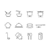 vecteur d'ustensiles de cuisine pour la présentation de l'icône du symbole du site Web