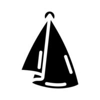serviette de cuisine glyphe icône illustration vectorielle vecteur