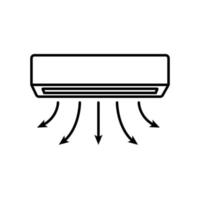 illustration graphique vectoriel du modèle d'icône de climatiseur