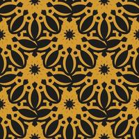 ornement graphique pour papier peint, tissu, emballage. ornement floral abstrait oriental. vecteur