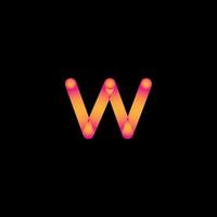 w logo moderne fichier vectoriel pro vecteur pro