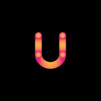 u logo moderne fichier vectoriel pro vecteur pro