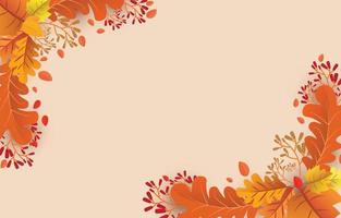 fond d'automne avec des feuilles jaune doré. concept d'automne, pour papier peint, cartes postales, cartes de voeux, pages de site Web, bannières, ventes en ligne. illustration vectorielle vecteur