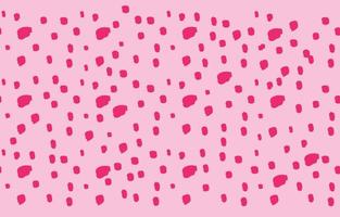 motif sans couture à pois roses sur fond rose, papier peint mignon, style minimaliste lumineux, motif de tissu à pois moderne vecteur