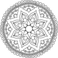 coloriages de mandalas vecteur