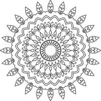 coloriages de mandalas vecteur