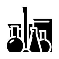 illustration vectorielle d'icône de glyphe d'équipement d'armoire chimique vecteur