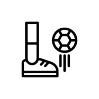 jouer au ballon icône ou logo isolé signe symbole illustration vectorielle vecteur