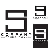 logo de s. modèle de conception d'icône logo lettre s vecteur