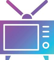 illustration de conception d'icône de vecteur de télévision