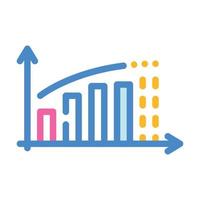 avantage revenu passif infographie couleur icône illustration vectorielle vecteur