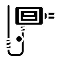 illustration vectorielle d'icône de glyphe de commutateur de débit de liquide vecteur