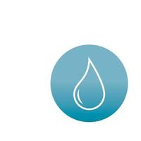 conception d'illustration vectorielle logo goutte d'eau vecteur