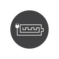 conception d'icône de batterie vecteur