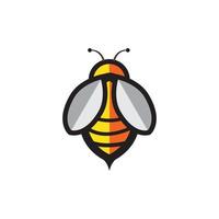 vecteur de logo d'abeille