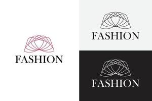 modèle de conception de logo de mode vecteur