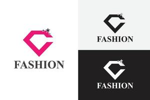 modèle de conception de logo de mode vecteur