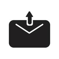 envoyer l'illustration de l'icône de courrier, lettre, priorité. conception vectorielle très appropriée pour une utilisation dans les sites Web, les applications. vecteur