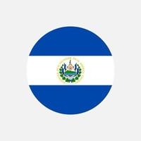 pays salvadorien. drapeau salvadorien. illustration vectorielle. vecteur