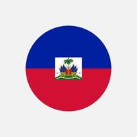 pays Haïti. drapeau haïtien. illustration vectorielle. vecteur