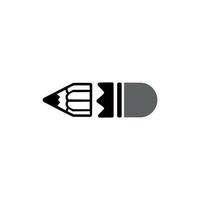 icône de crayon, illustration de crayon pour le web, les applications mobiles, le design. symbole de vecteur de crayon.