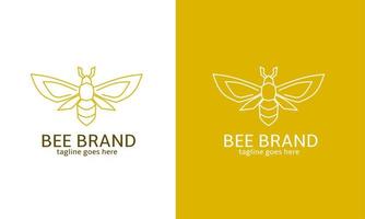 illustration graphique vectoriel du modèle logo abeille parfait pour le concept de marque