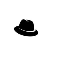 icône panama chapeau de plage, isolé sur fond blanc. vecteur