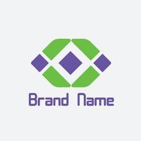 icône d'idée d'entreprise pour le logo monogramme initiales vecteur