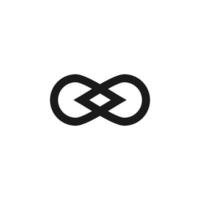 modèle de vecteur de conception de logo illimité symbole infini