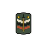 logos militaires insignes symboles de l'armée stock vector