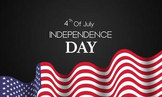 fête de l'indépendance du 4 juillet. conception d'illustration vectorielle vecteur