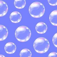 fond de bulles de savon, illustration vectorielle. vecteur