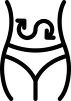 illustration vectorielle de douleur au ventre sur fond.symboles de qualité premium.icônes vectorielles pour le concept et la conception graphique. vecteur