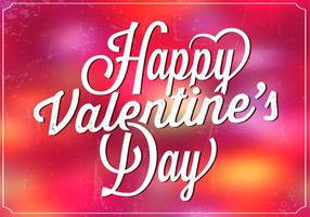 Bright Bokeh Valentine's Day Vector Background