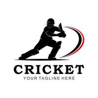 logo vectoriel de cricket