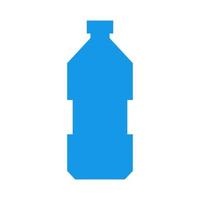 bouteille d'eau illustrée sur fond blanc vecteur