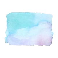 aquarelle fond toile abstrait doux pastel bleu et rose vecteur