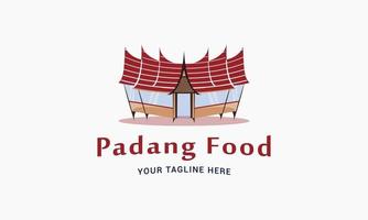 logo alimentaire padang vecteur