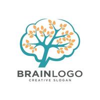 modèle de vecteur de conception de logo de cerveau