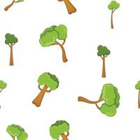 types de motifs d'arbres, style cartoon vecteur