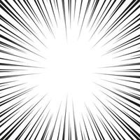 lignes de vitesse particules volantes modèle sans couture combat timbre texture graphique manga rayons de soleil ou étoile éclater éléments vectoriels noirs sur fond blanc vecteur