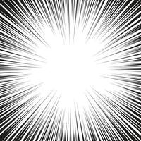 lignes de vitesse particules volantes modèle sans couture combat timbre texture graphique manga rayons de soleil ou étoile éclater éléments vectoriels noirs sur fond blanc vecteur